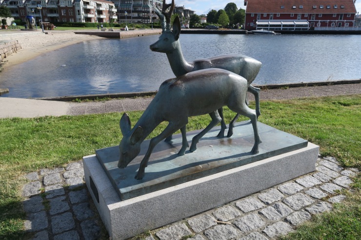Kristiansand - June 2017 - statues of deers