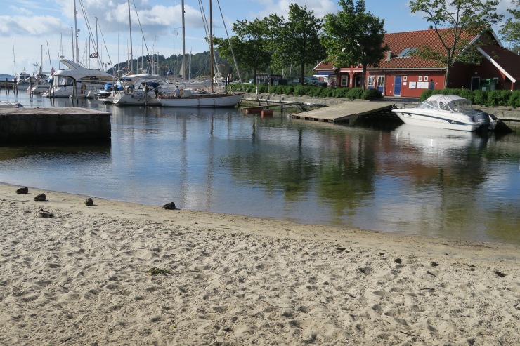 Kristiansand - June 2017 - beach and harbour